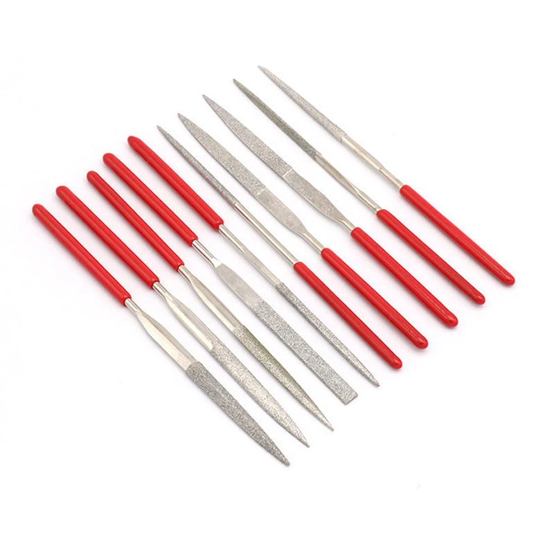 10Pcs Diamond Needle File Set